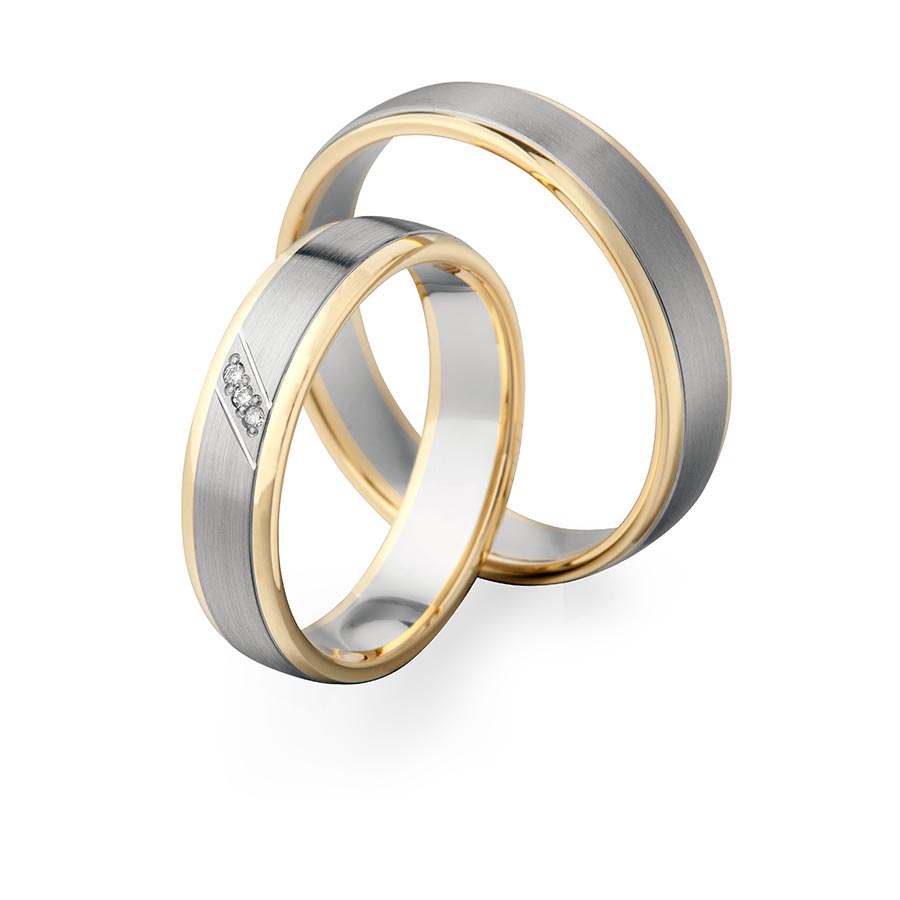 Trauringe Zülpich 600 Platin, 585 Gelbgold 514724-50