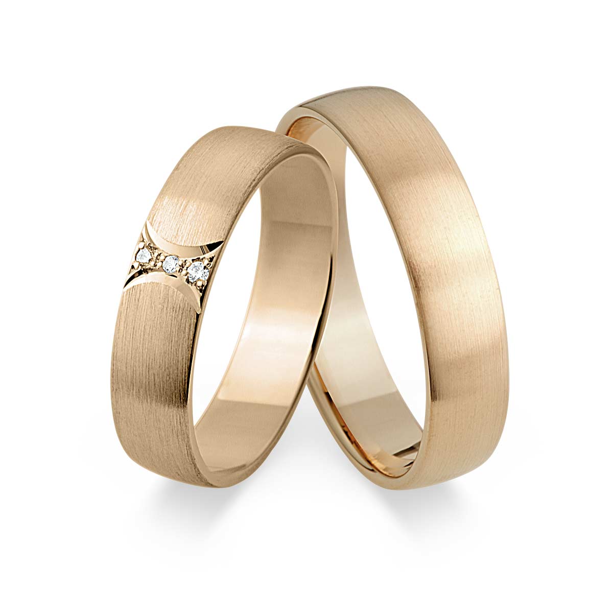 Trauringe / Eheringe 585 Roségold 517501-50