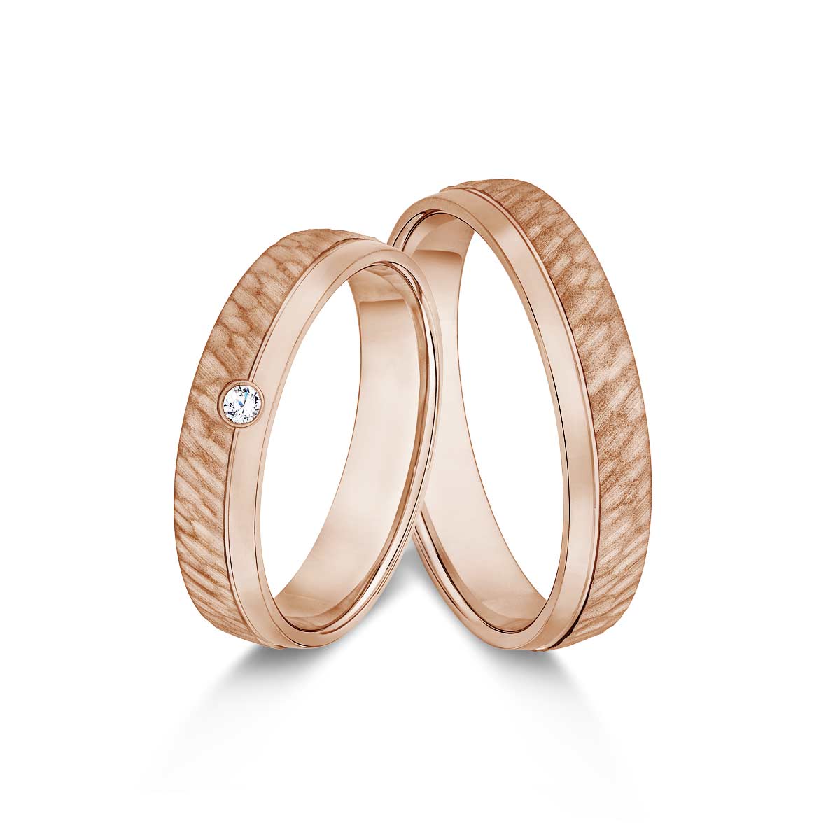 Trauringe / Eheringe 333 Rotgold 517519-45