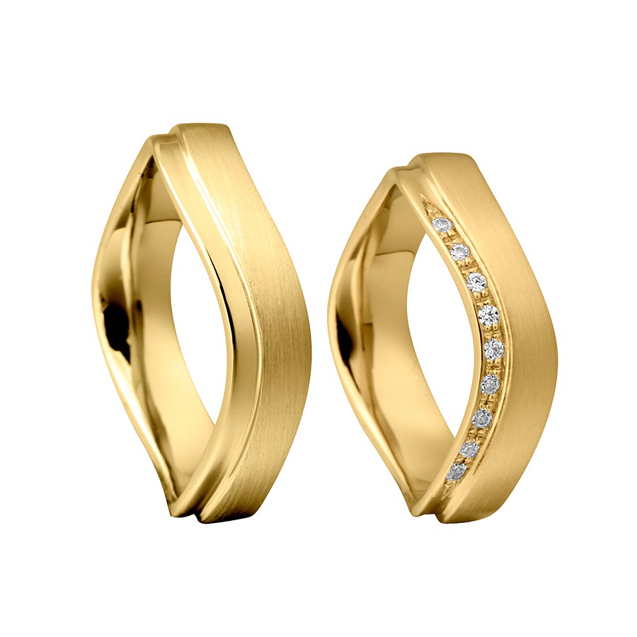 Trauringe / Eheringe 333 Gelbgold 517399-50