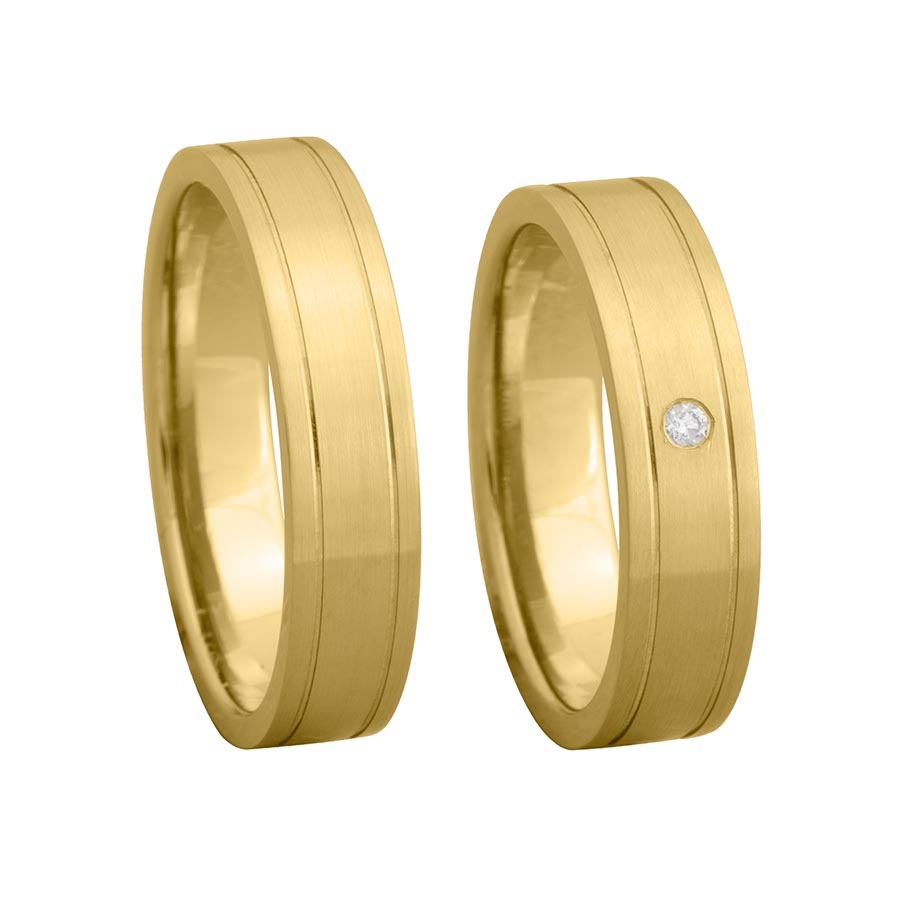 Trauringe / Eheringe 333 Gelbgold 518106-50
